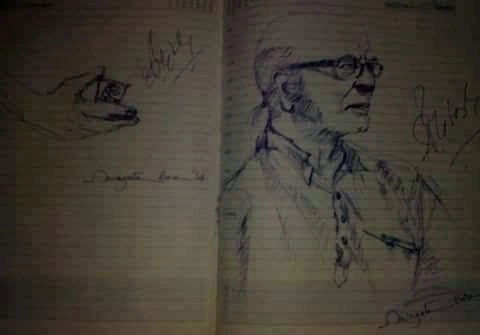 Portrait painting by Swagata Bose